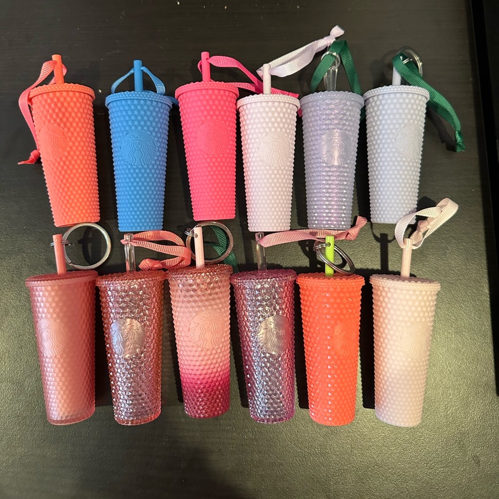 Starbucks Cold Cup Keychain Bundle
